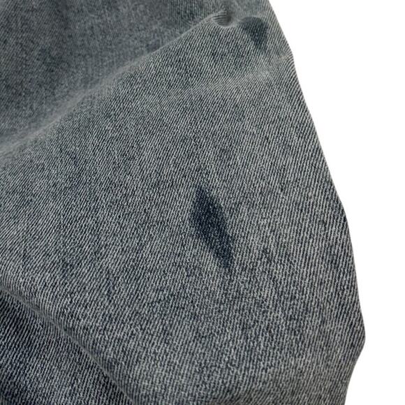 Lulus Denim Keep Groovin' Light Wash Denim Zip-Front Jumpsuit size M - Picture 7 of 8